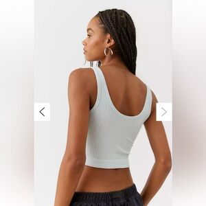 Urban Outfitters Out From Under Drew Seamless Ribbed Cropped Tank Top